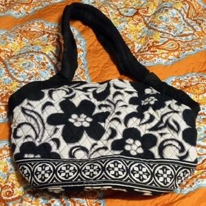 Vera Bradley Floral Black and White Women's Bag